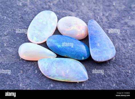 Polished Black Opal Hi Res Stock Photography And Images Alamy