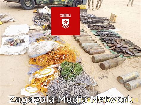 Nigerian Troops Recover 6 Anti Aircraft Guns Hilux Truck Ied Materials