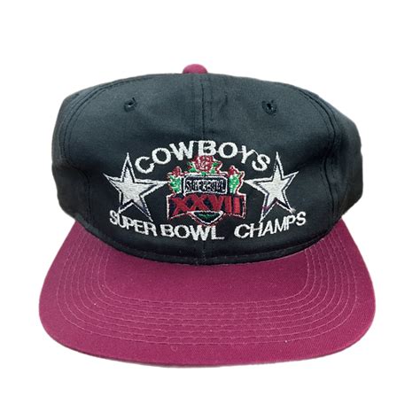 Vintage Cowboys "XXVII" Super Bowl Champs Snapback Hat | jointcustodydc