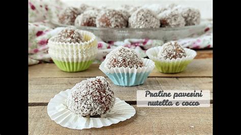 Come Realizzare Delle Gustose Praline Di Pavesini Nutella E Cocco