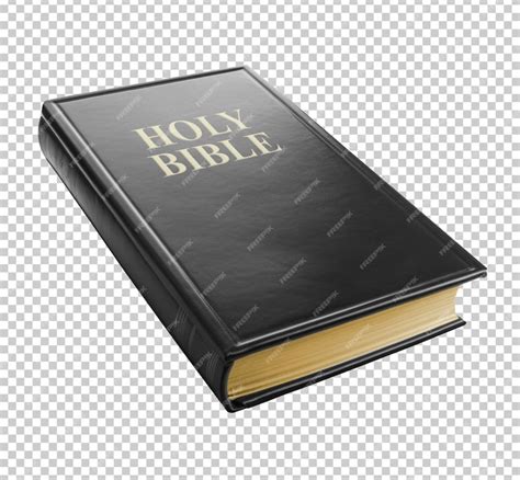premium psd holy bible isolated  transparent background