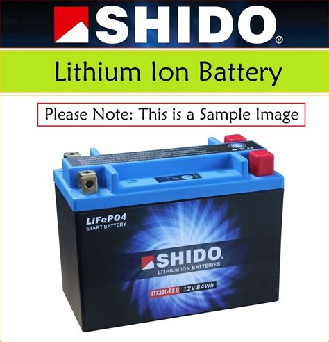 Kawasaki Zn A Ltd Shido Lithium Motorcycle Battery