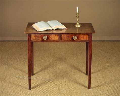 Georgian Mahogany Side Table C 1800 Antiques Atlas