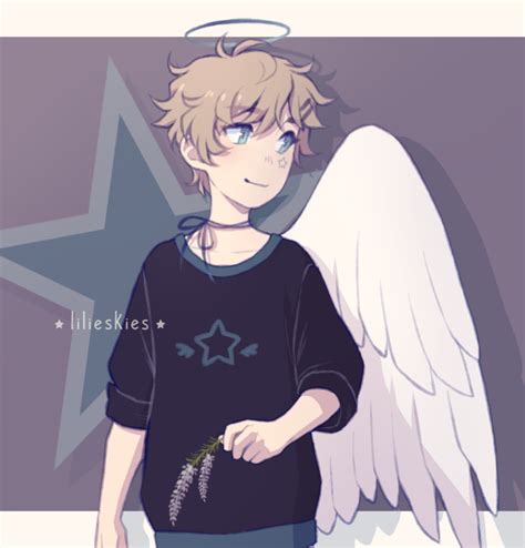 079 By Lilieskies Character Art Artist Inspiration Male Angel