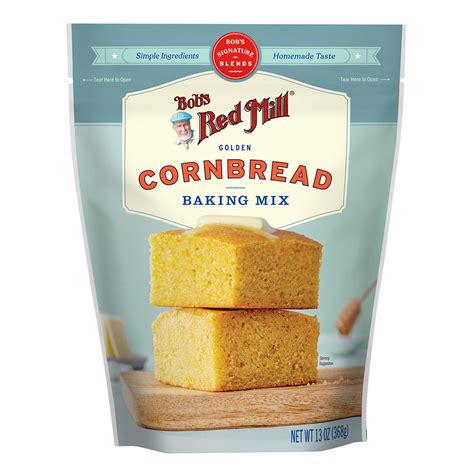 Bobs Red Mill Cornbread Baking Mix 13 Oz Bag Nassau Candy