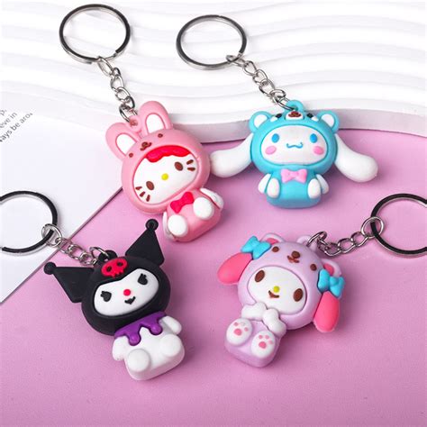 Jual COD 6141 Cute Keychain Motif Cartoon Koleksi Gantungan Kunci