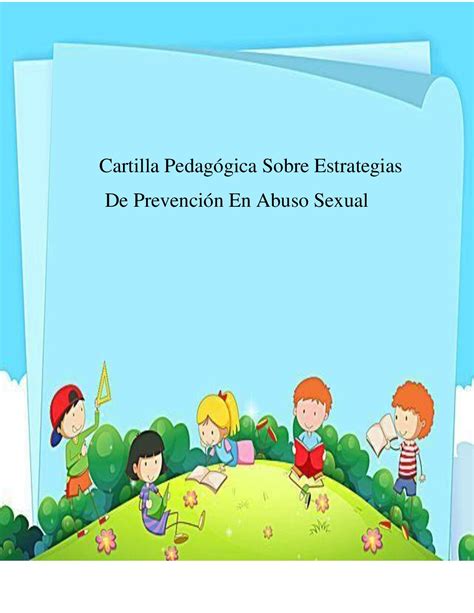 Calaméo Cartilla Pedagógica Sobre Estrategias De Prevención En Abuso