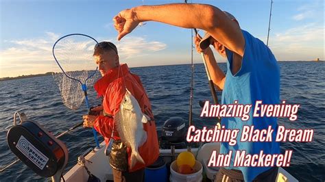 Boat Fishing For Black Bream And Horse Mackerel With Baited Feathers