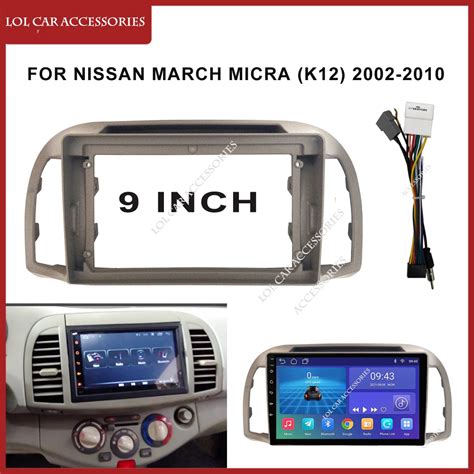 Inch For Nissan March Micra K Car Radio Stereo Android