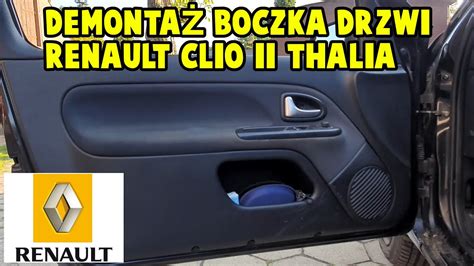 Demonta Tapicerki Boczka Drzwi Renault Clio Thalia Megane Removal