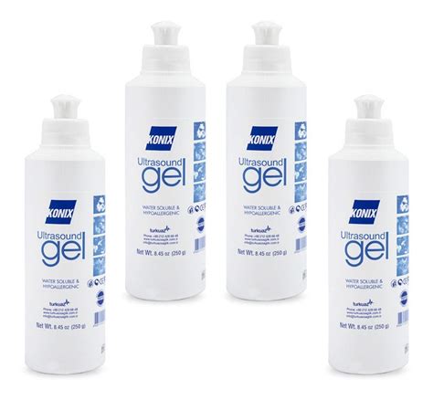 Gel Conductor Ultrasonido Cavitación Konix 250ml Set De 4 1l Envío gratis