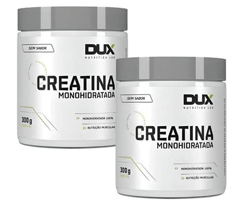 2x Creatina Monohidratada 300g Dux Nutrition Creatina Magazine Luiza