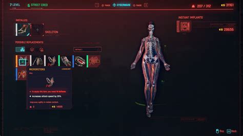 Cyberpunk 2077 Character Cyberware Implants Guide EIP Gaming