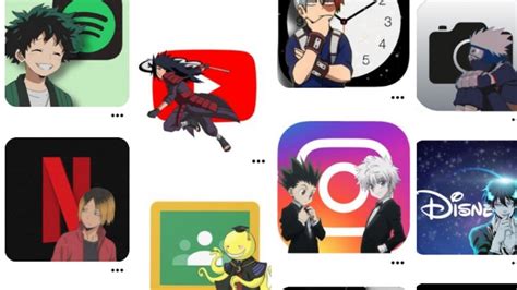 Anime Icons For Apps