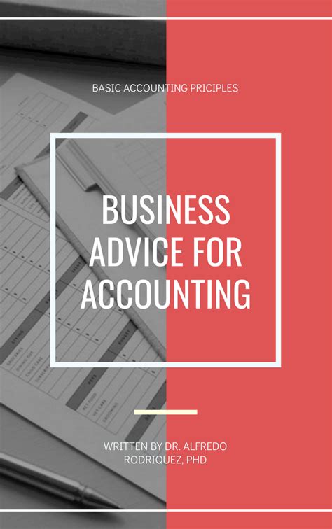 Business Advice For Accounting Book Cover | Buchumschlag Template