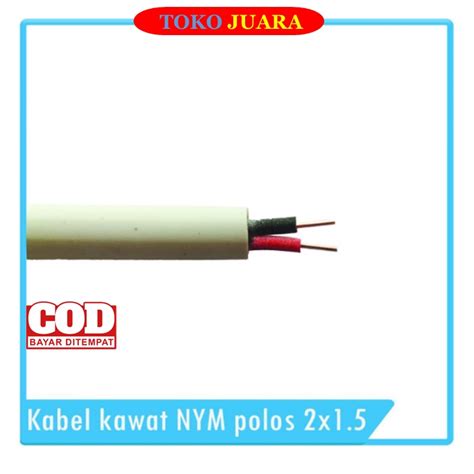 Jual Kabel Listrik Kawat NYM Polos 2 X 1 5 Shopee Indonesia