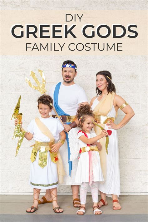 DIY Zeus Costume for Halloween Costumes grecs Vêtements grecs