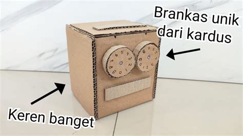 Cara Membuat Brankas Ada Passwordnya Dari Kardus Cocok Untuk Simpan