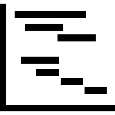Free Icon | Chart gantt