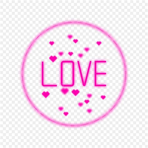 Love Valentine Cloud Vector Png Images Neon Love Valentine