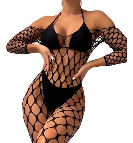 Macac O Arrast O Luxo Meia Corpo Inteiro Lingerie Plus Size Preto Un Plus Size Parcelamento