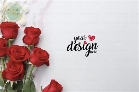 Valentine Background Mockup Graphic By Thebest Mockup Creative Fabrica