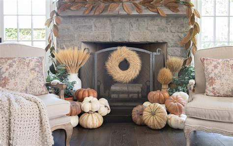 Fall Fireplace Decorating Tips - Sanctuary Home Decor