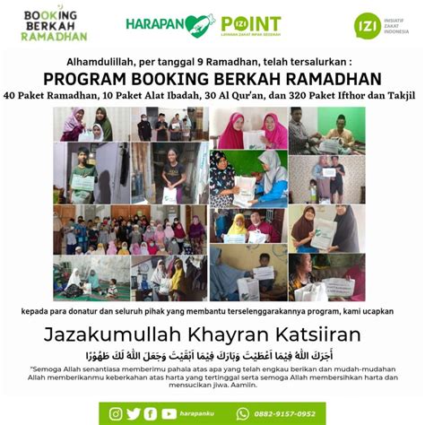 Booking Berkah Ramadhan SIT Harapan Bunda