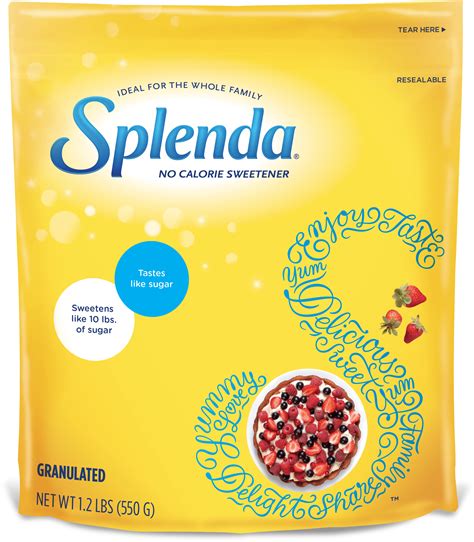 Splenda Granulated Sweetener 19 4 Oz