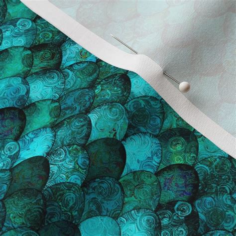 Jennifer Rotated Small Dark Teal Fabric Spoonflower