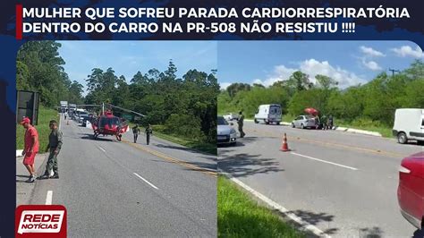 Trag Dia Na Pr Mulher De Anos Sofre Parada Cardiorrespirat Ria