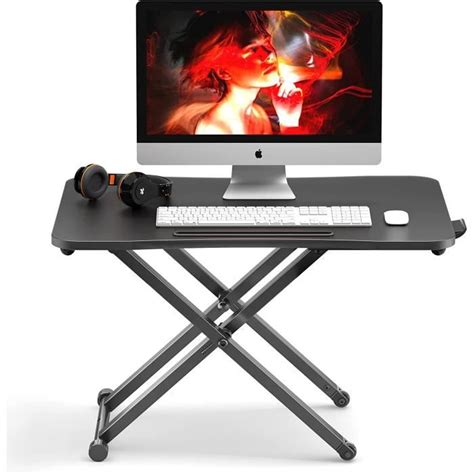 BONTEC Convertisseur de Bureau de 650 mm Rehausseur de Bureau Réglable