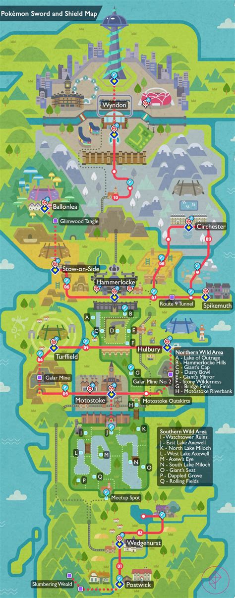 Pokémon Sword And Shield Complete Map And Locations Polygon