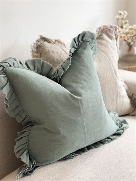 Grace Sage Green Cushion Ellenvale Interiors