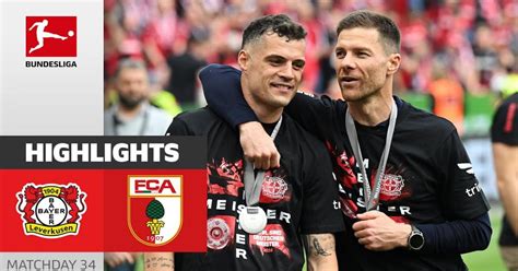 Resultados Bayer Leverkusen Augsburgo 2 1 34ª jornada de Bundesliga