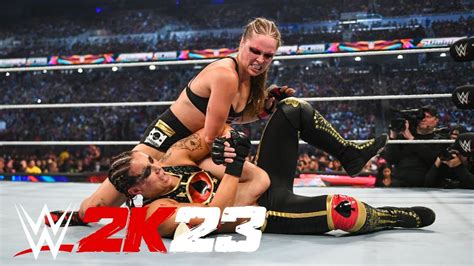 Ronda Rousey Vs Shayna Baszler SummerSlam 2023 WWE 2K23 YouTube