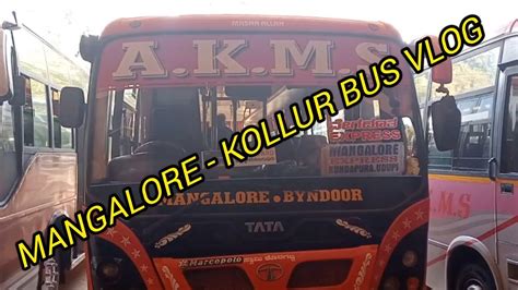 Mangalore Kollur Bus Travel Mookambika Temple Darsinam Vlog