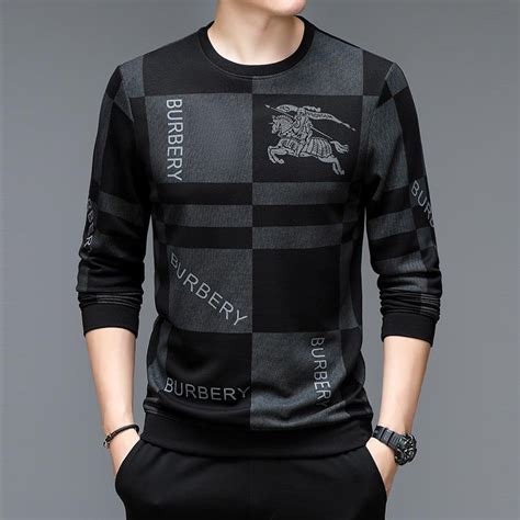 Mens Spring Autumn New Style Long Sleeved Sweatshirt Printed Round