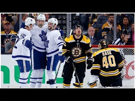 Maple Leafs Nearly Blow 4 1 Lead To Bruins Hang On To Force Game 6