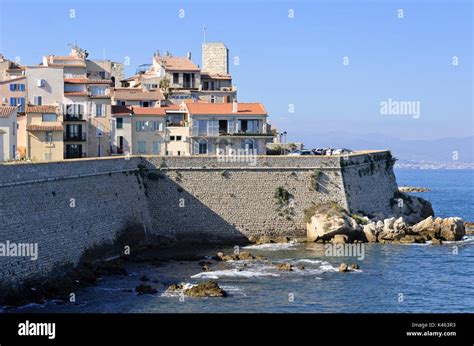 Old Town Antibes France Stock Photo Alamy