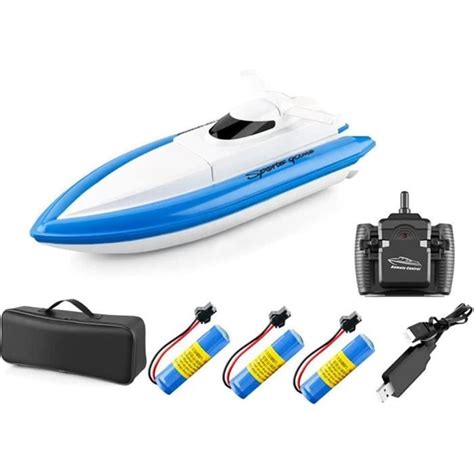 Wzrybhsd Bateau Rc Pour Piscines Et Lacs Bateaux Télécommandés 20 Mph 2