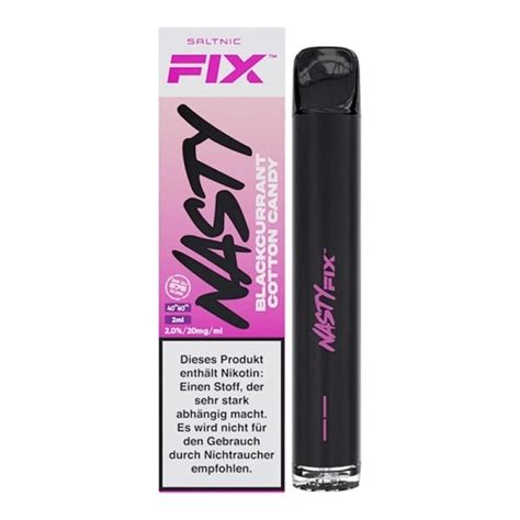 Nasty Fix Vape Kaufen Einweg E Zigarette 20mg Dampflager