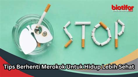 Tips Berhenti Merokok Untuk Hidup Lebih Sehat - Biotifor