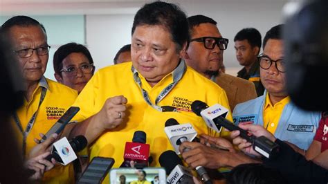 Airlangga Hartarto Targetkan Golkar Raih Persen Suara Dan Menangkan