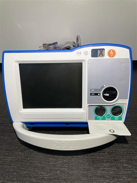 Used Zoll R Series Plus Lead Ecg Pacer Spo Nibp Etco