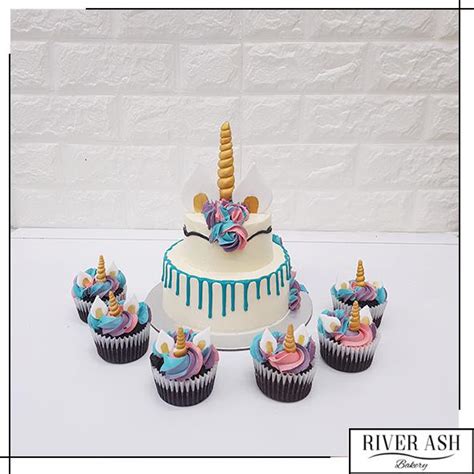 Magical Unicorn Cakecupcakes Bundle Unicorn Cakes Singapore River Ash Bakery