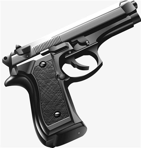 Beautiful Pistol Png - Mockup Hard