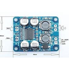 TPA3118 Amplificador Mono 60W 24V