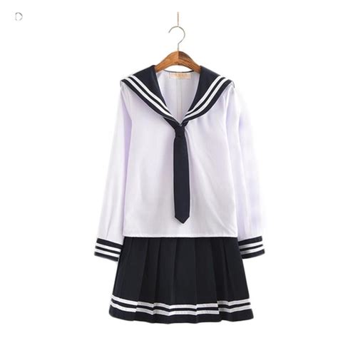 Pcs Uniforme Escolar Japon S Saia Terno Marinheiro Faculdade