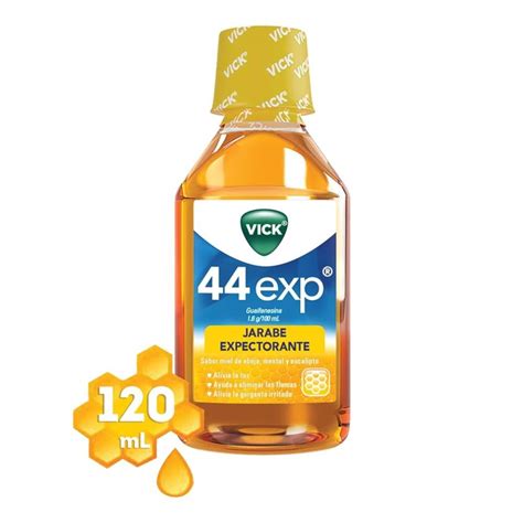 Jarabe Vick 44 Expectorante Sabor A Miel De Abeja Mentol Y Eucalipto